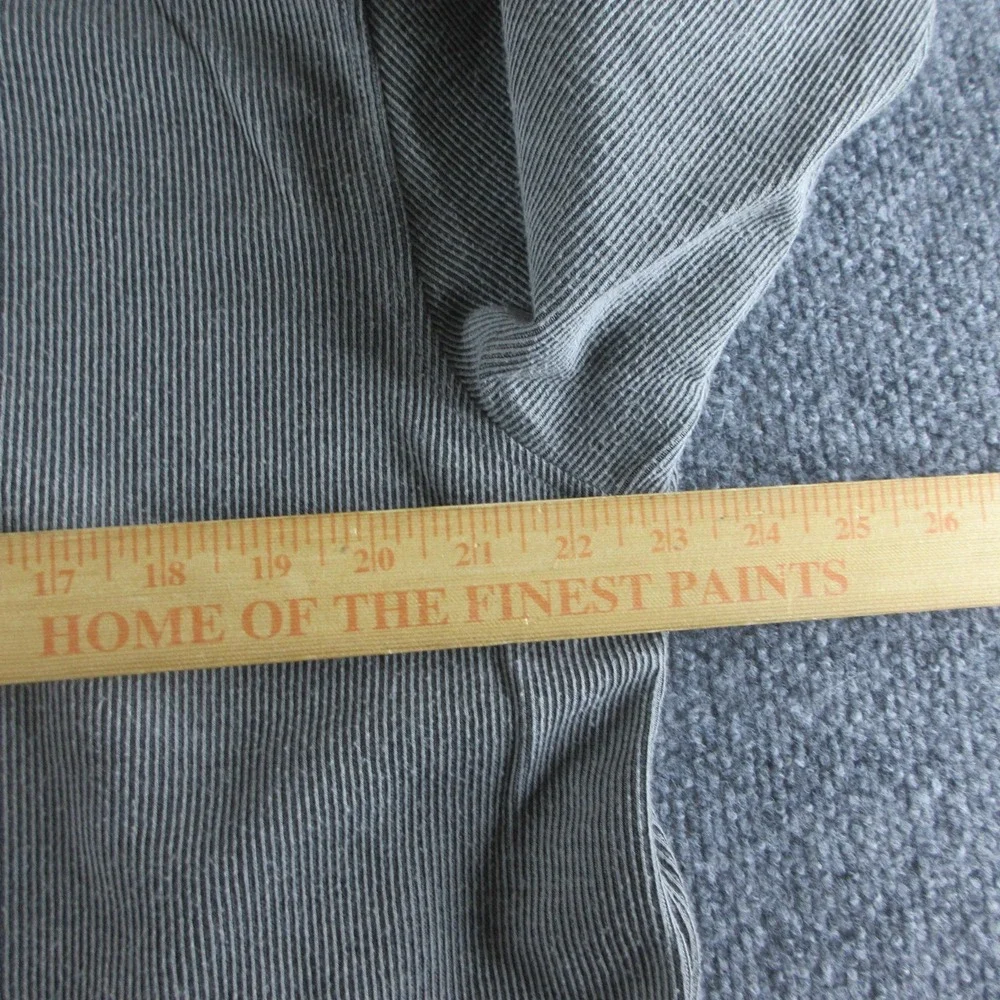 Tommy Bahama Sweater Mens L Gray Henley Mock Neck Waffle Knit Thermal Pullover